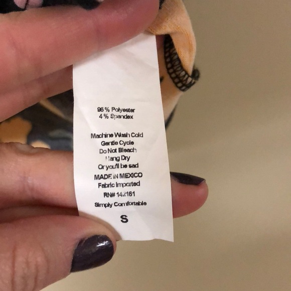 LuLaRoe Floral Randy Tee - Picture 3 of 4